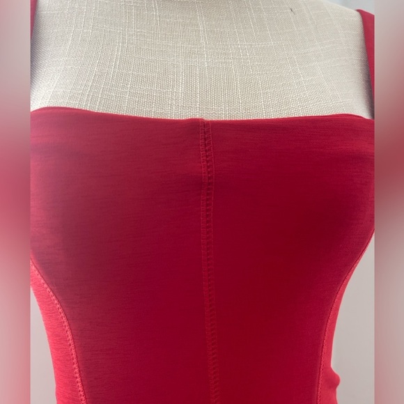 Alythea Bandage Red Mini Dress - Picture 9 of 10